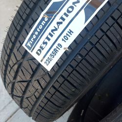 3 New Tires  235/55/19...Firestone Destination 
