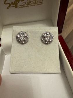 18K white gold Earrings