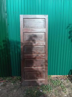 Old 5 panel door.