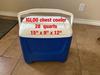 IGLOO  chest  cooler  (28 qts.)  -  $30