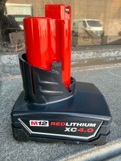 Milwaukee M12 4.0 Ah Red Lithium Battery