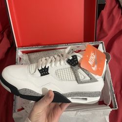 DS Air Jordan 4 White Cement Sz 11