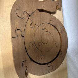 Wooden Snail Puzzle