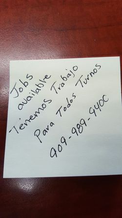JOBS TRABAJOS