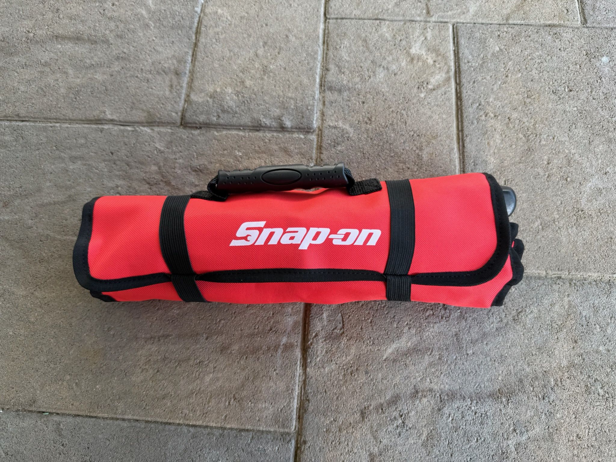 Snap-On Tools Roll Up Tool Bag Pouch Travel Case Snap On Racing Wrench