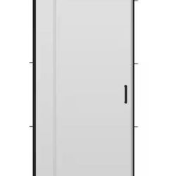 30 to 36 in. W x 71-3/4 in. H Frameless Pivoting Shower Door