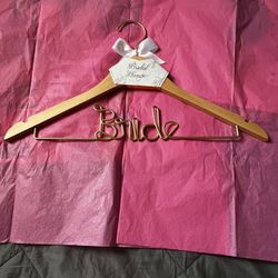 Wooden bride hanger