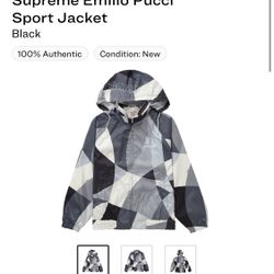Supreme x Emilio Pucci Sport Jacket Black 