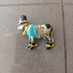 SOUTHWESTERN PIN..DONKEY DRESSED IN WESTERNOUTFIT