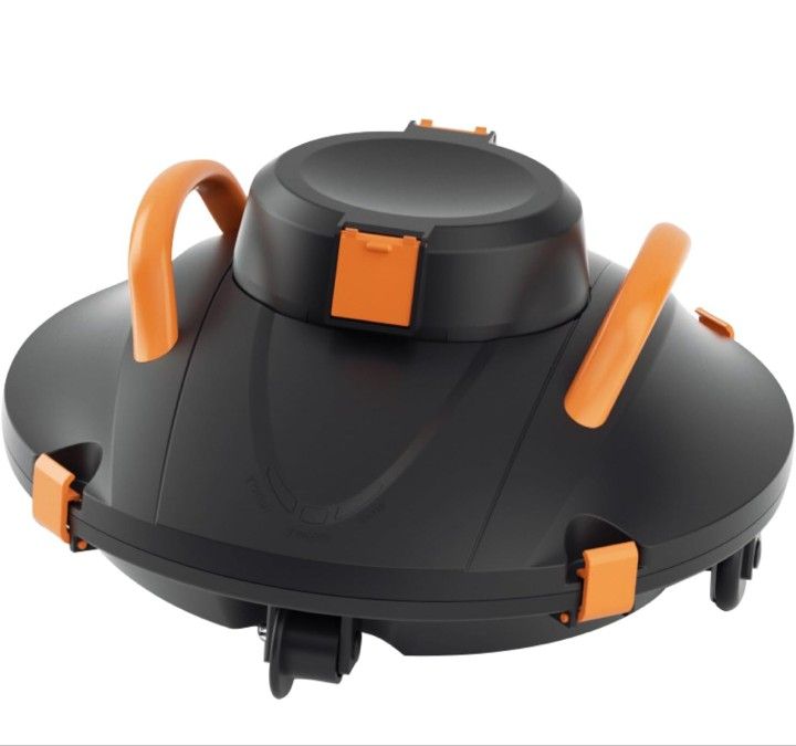 Robotic Pool Cleaner, Lasts 110 Min, Smart Sensor, Automatic Vacuum for Above-Ground Pools up to 800 Sq.ft, Portable