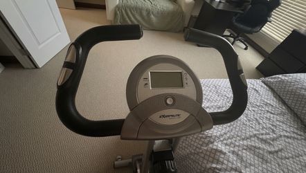 Exerpeutic Folding Magnetic Upright Exercise Bike