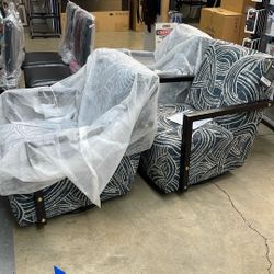 Broyhill Swivel Rocking Chair, New, BOOMwarehouse 