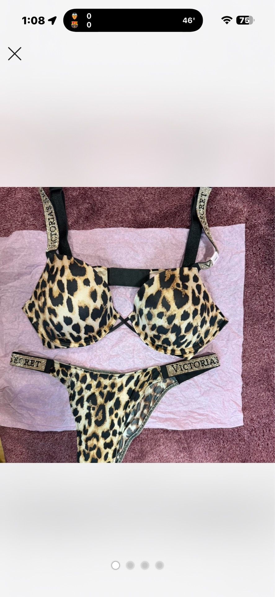Victoria’s Secret very sexy, push-up bra and thong set Victoria’s Secret very sexy, push-up bra and thong set