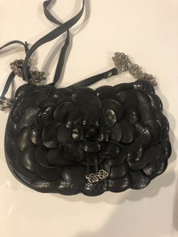 Beautiful Brighton Flower Leather Shoulder Purse