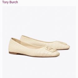 New Tory Burch Georgia Flat Shoes Size 8