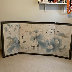 Asian screen wall hanging