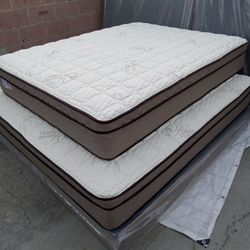 Queen Size Mattress Pillow Top New 12"
