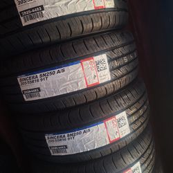 NEW FOUR TIRES FALKEN 205/55/16/ FALKEN