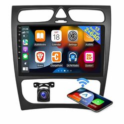 New Car Radio 13 Touch Screen W203 Stereo, Carplay/Android Auto/Bluetooth/WiFi/SWC