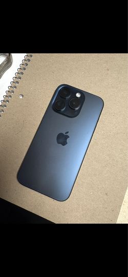 iPhone 15 Pro Blue Titanium