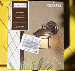 allen + roth wall lantern
