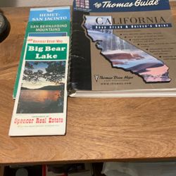 California Road Atlas & Driver’s guide.