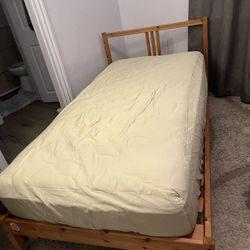 Single Bed Frame + Mattress 