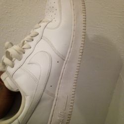 Nike Air Forces 1s  (White)