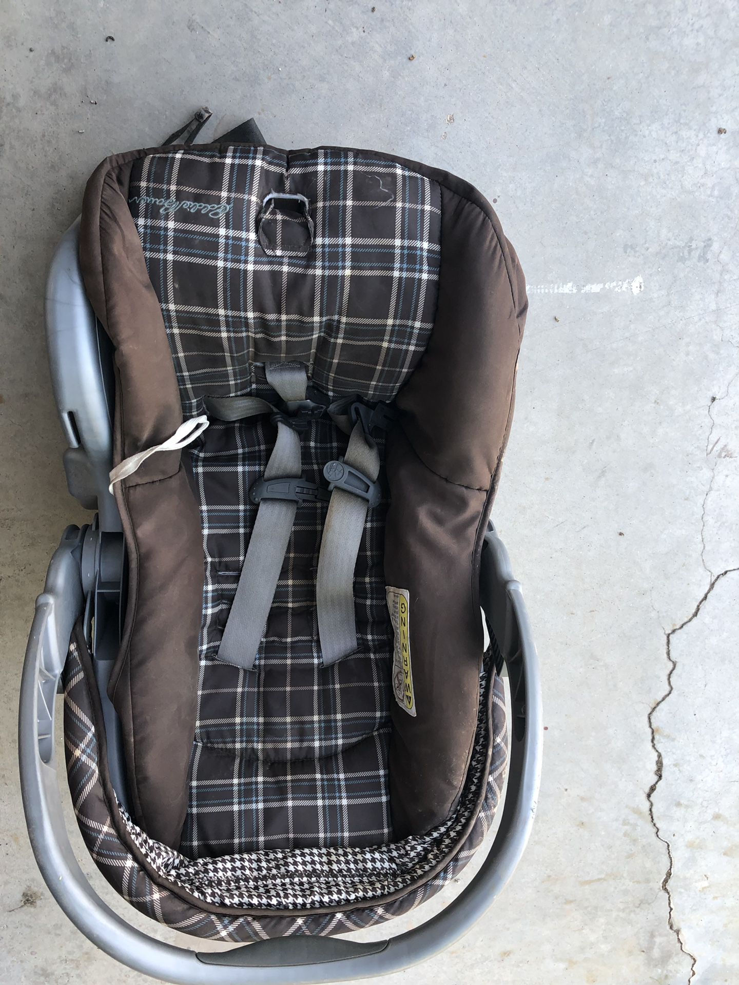 Three positioned car seat