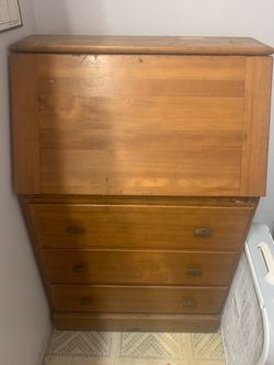 Old desk with drawers