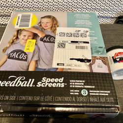 Speedball Screen printing Kit Including Light And Extra Ink