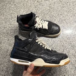 Jordan 4 Laser Black Gum Size 12
