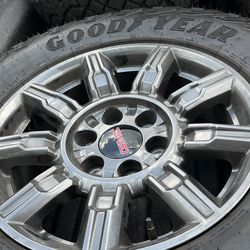 2026 Sierra 1500 AT4X tires and wheels