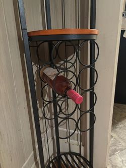 Wine Rack Corner Stand