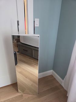 Jewelry storage mirror
