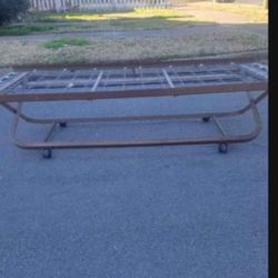 TWIN POP UP TRUNDLE METAL BED FRAME