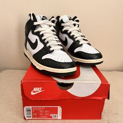 Vintage Black Womens 7 Nike Dunk High