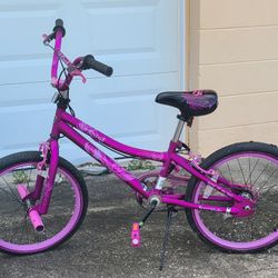 Girls Bike & Bike Helmet Like New (Purple & Pink) $50.00