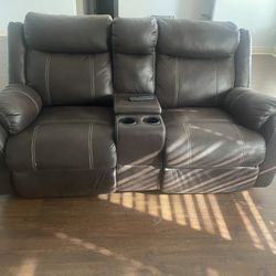 Couch Recliner Set