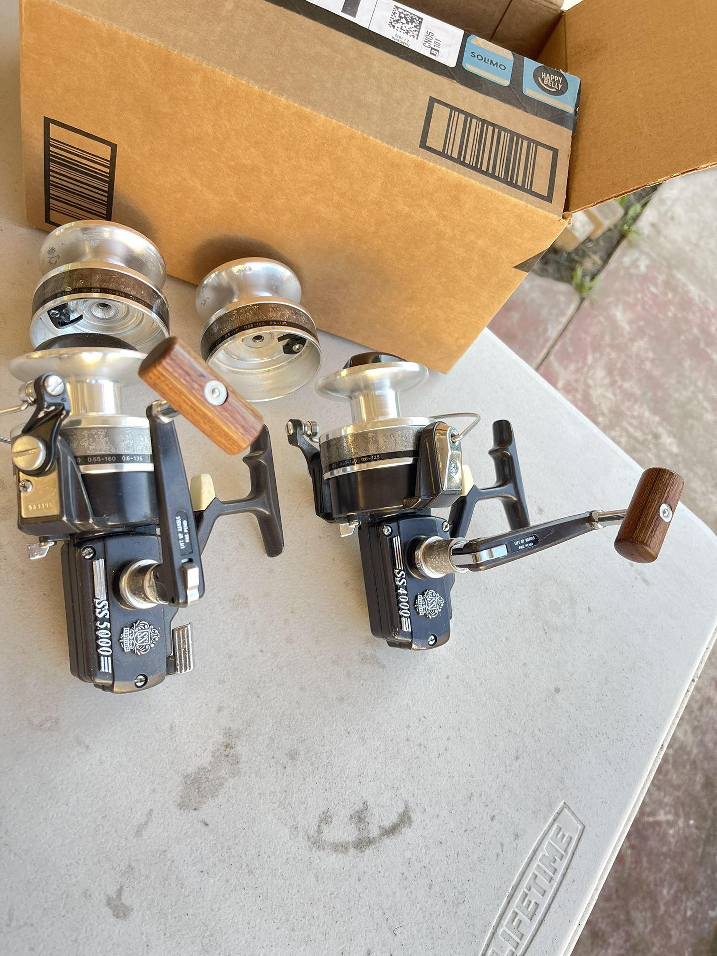 Daiwa SS 4000 And SS5000 Collection Vintage Fishing Reels