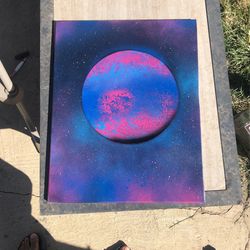 Space Spray Paint Art