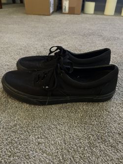 Mens Black Vans Shoes (Size 12)
