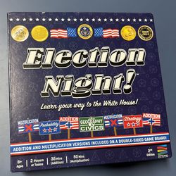 Election Night! A Super Fun Way to Learn Essential Math, Geography and Civics While Strategizing Your Way to The White House. A home learning home run