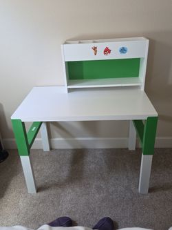 Ikea Pahl children's desk with add on shelf