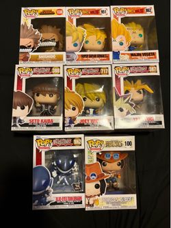 OnePiece, MY Hero, Yugioh, Dragonball, Funko Pop