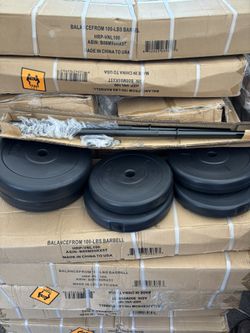 100LB weight And Bar Set 1inch