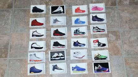 Collectible Stickers Jordan , Lebron James , Penny Hardaway, Etc 11 10 12