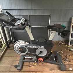 NordicTrack stationary bike for sale.
