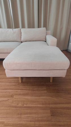 (West Elm) Eddy 2-Piece Chaise Sectional (92")