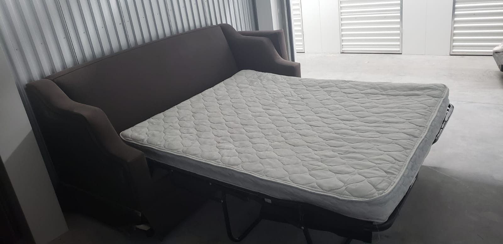 Sofa bed with two accent chairs